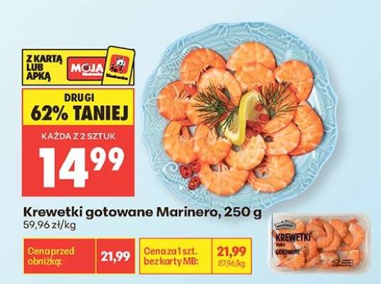 Krewetki gotowane Marinero 250 g
