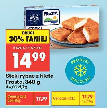 Steki rybne z fileta Frosta 340 g