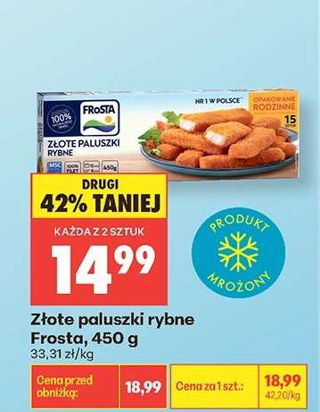 Złote paluszki rybne Frosta 450 g