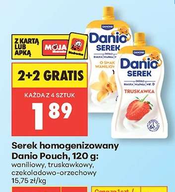 Serek homogenizowany Danio Pouch, 120 g
