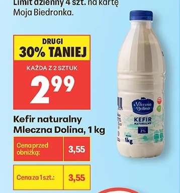 Kefir naturalny Mleczna Dolina, 1 kg