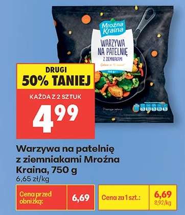 Warzywa na patelnię z ziemniakami Mroźna Kraina , 750 g
