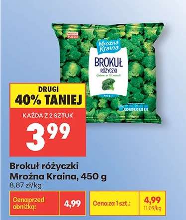 Brokuł różyczki Mroźna Kraina, 450 g