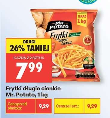 Frytki długie cienkie Mr. Potato 1 kg