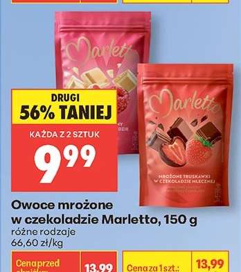 Owoce mrożone w czekoladzie Marletto, 150 g