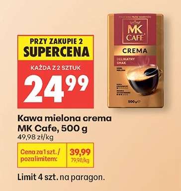 Kawa mielona crema MK Cafe, 500 g