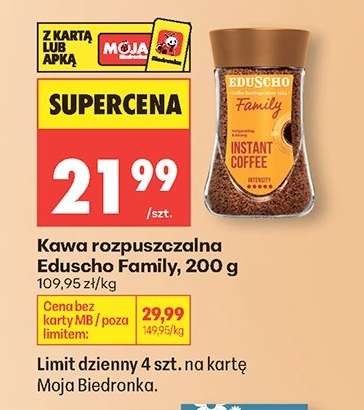 Kawa rozpuszczalna Eduscho Family, 200 g
