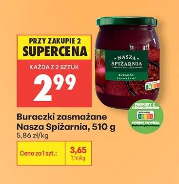 Buraczki zasmażane Nasza Spiżarnia 510 g