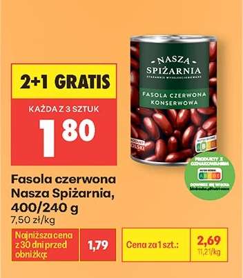 Fasola czerwona Nasza Spiżarnia 400/240 g