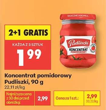 Koncentrat pomidorowy Pudliszki, 90 g