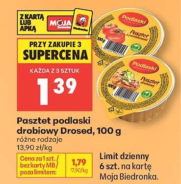 Pasztet podlaski drobiowy Drosed 100 g