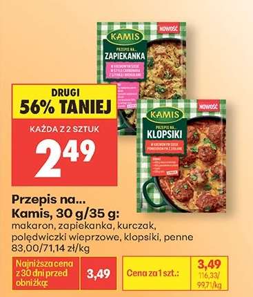 Przepis na... Kamis, 30 g/35 g