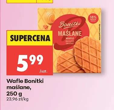 Wafle Bonitki maślane, 250 g