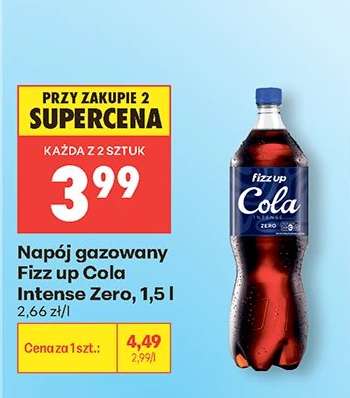 Fizz up Cola Intense Zero, 1,5 l