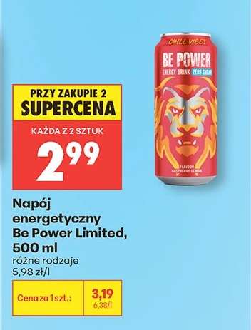 Napój energetyczny Be Power Limited, 500 ml