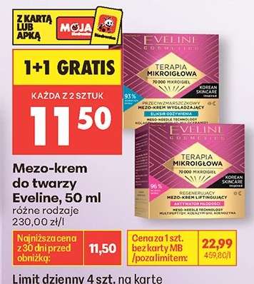 Mezo-krem do twarzy Eveline, 50 ml