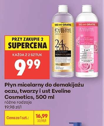 Płyn micelarny do demakijażu oczu twarzy i ust Eveline Cosmetics , 500 ml