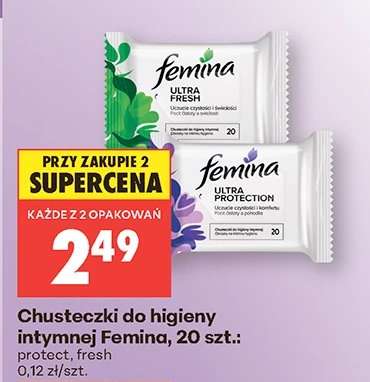 Chusteczki do higieny intymnej Femina 20 szt