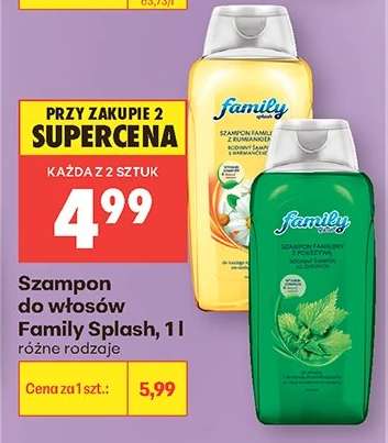 Szampon do włosów Family Splash, 1l