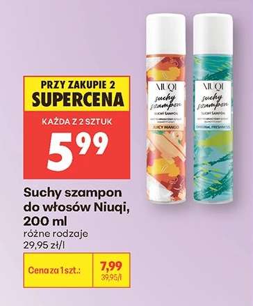 Suchy szampon do włosów Niuqi 200 ml