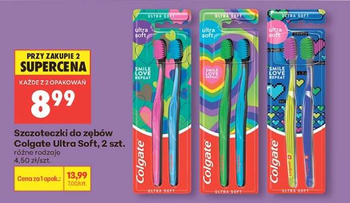 Szczoteczki do zębów Colgate Ultra Soft, 2 szt.