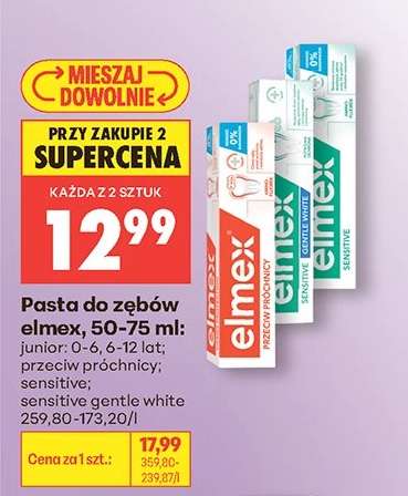 Pasta do zębów elmex, 50/75 ml