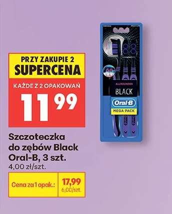Szczoteczka do zębów Black Oral - B , 3 szt
