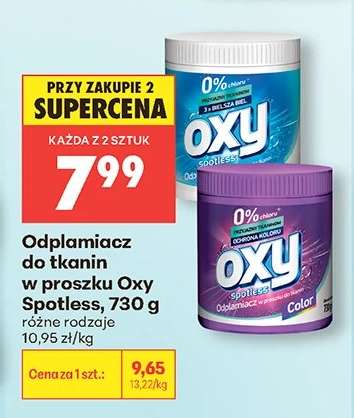 Odplamiacz do tkanin w proszku Oxy Spotless 730 g