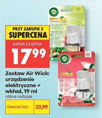 Zestaw Air Wick: urządzenie elektryczne + wkład, 19 ml