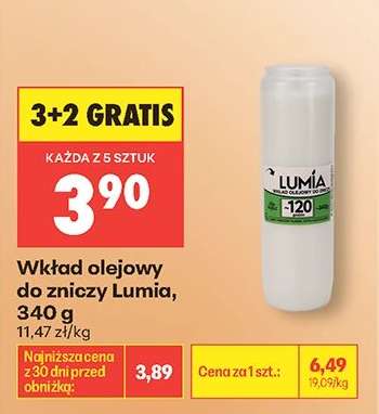Wkład olejowy do zniczy Lumia , 340 g