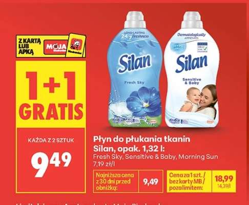 Płyn do płukania tkanin Silan, opak. 1,32 l