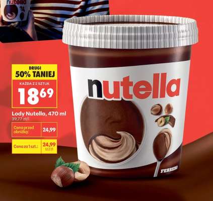 Lody Nutella, 470 ml
