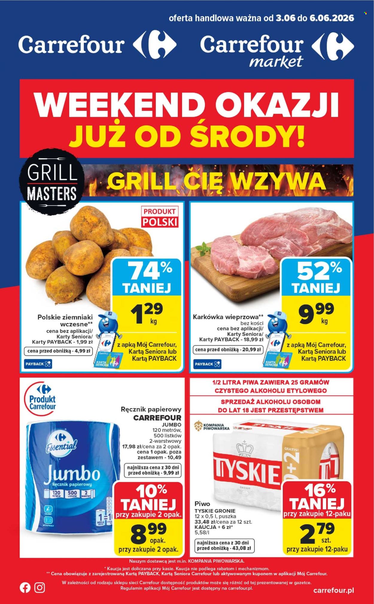 Gazetka Carrefour - 3.06.2026 - 6.06.2026. Strona 1
