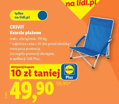 CRIVIT Krzesło plażowe