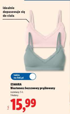 ESMARA Biustonosz bezszwowy prążkowany