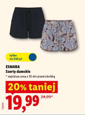 ESMARA Szorty damskie