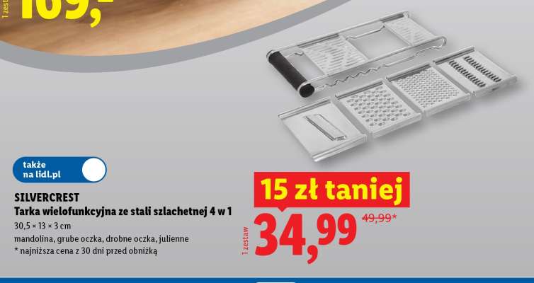 SILVERCREST Tarka wielofunkcyjna ze stali szlachetnej 4 w 1