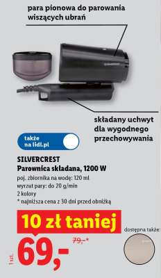 SILVERCREST Parownica składana, 1200 W