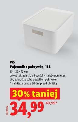 Pojemnik z pokrywką, 11 L