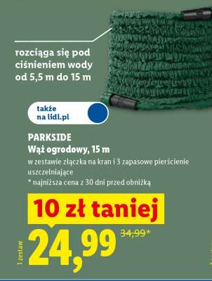 PARKSIDE Wąż ogrodowy, 15 m