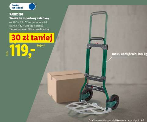 PARKSIDE Wózek transportowy składany
