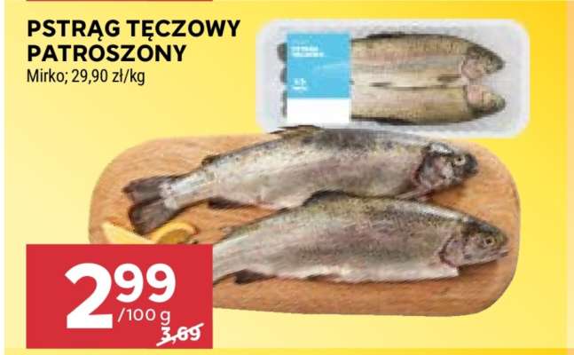 Pstrąg tęczowy – patroszony