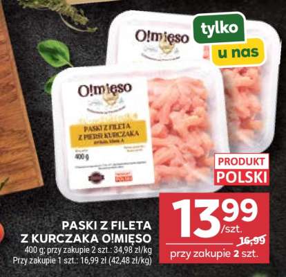 Paski z fileta z kurczaka O!Mięso