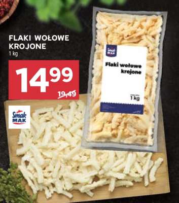 Flaki wołowe krojone