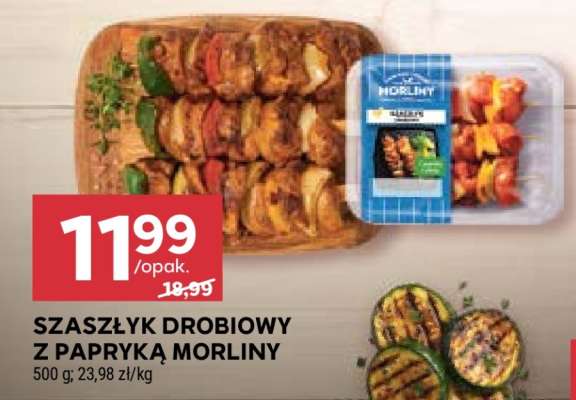 Szaszłyk drobiowy z papryką Morliny