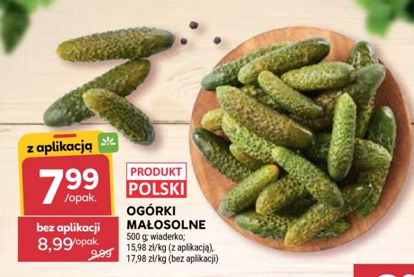 Ogórki małosolne