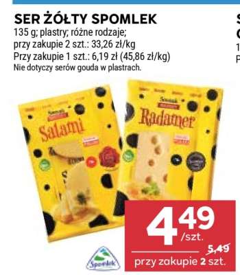 Ser żółty Spomlek