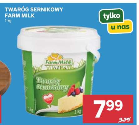 TWARÓG SERNIKOWY FARM MILK