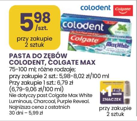 Pasta do zębów Colodent, Colgate Max