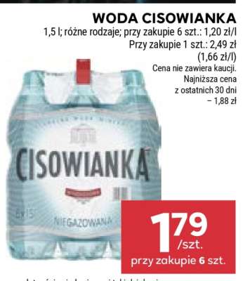 Woda Cisowianka